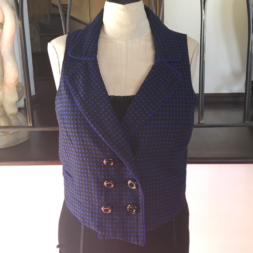Adorable Kensie Girl Polka Dot Vest L